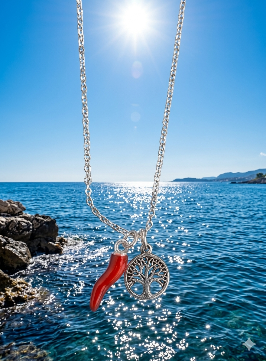 Kuma gioielli" il cornetto : un antico simbolo di protezione, fortuna e buon auspicio.Portalo con te, sempre.🌶️❤️