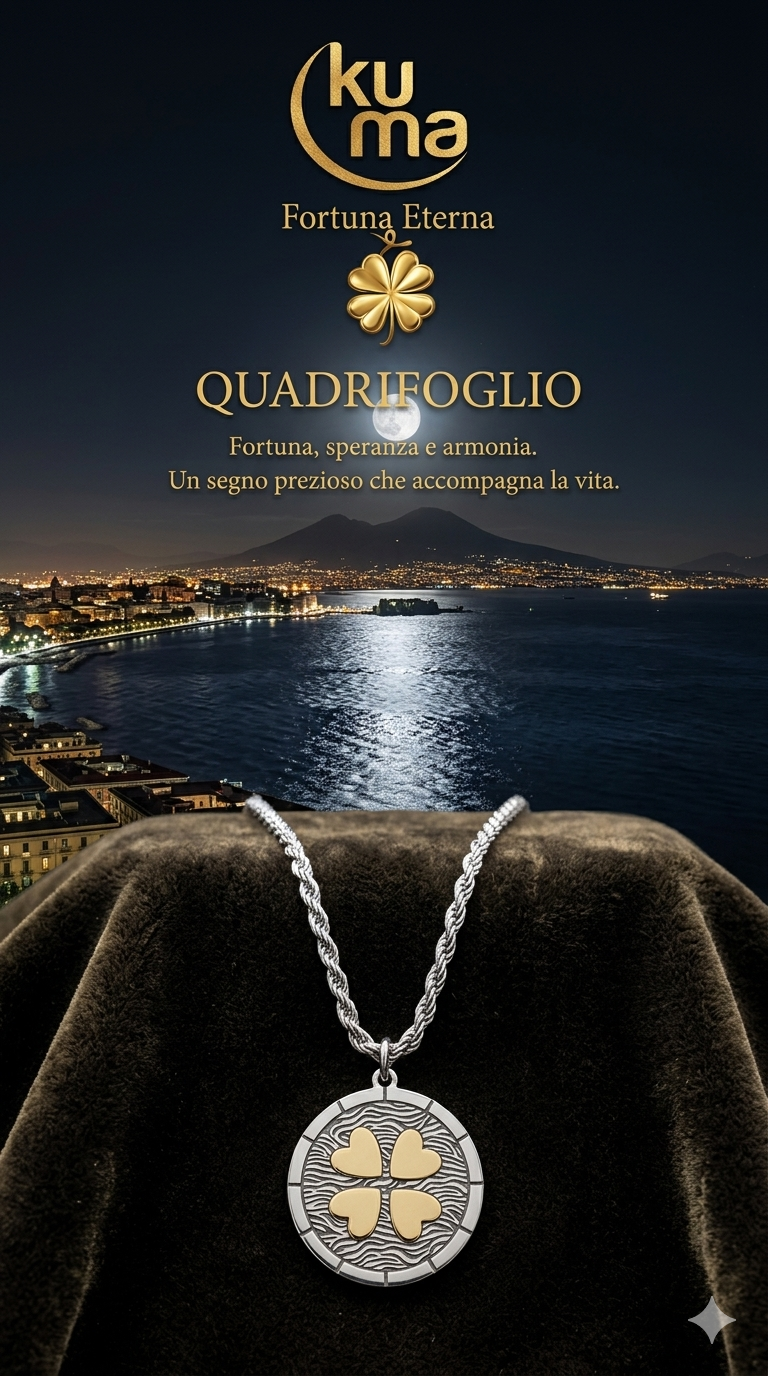 Kuma Gioielli"Fortuna Eterna.Fortuna,speranza e armonia.Un segno prezioso che accompagna la vita"