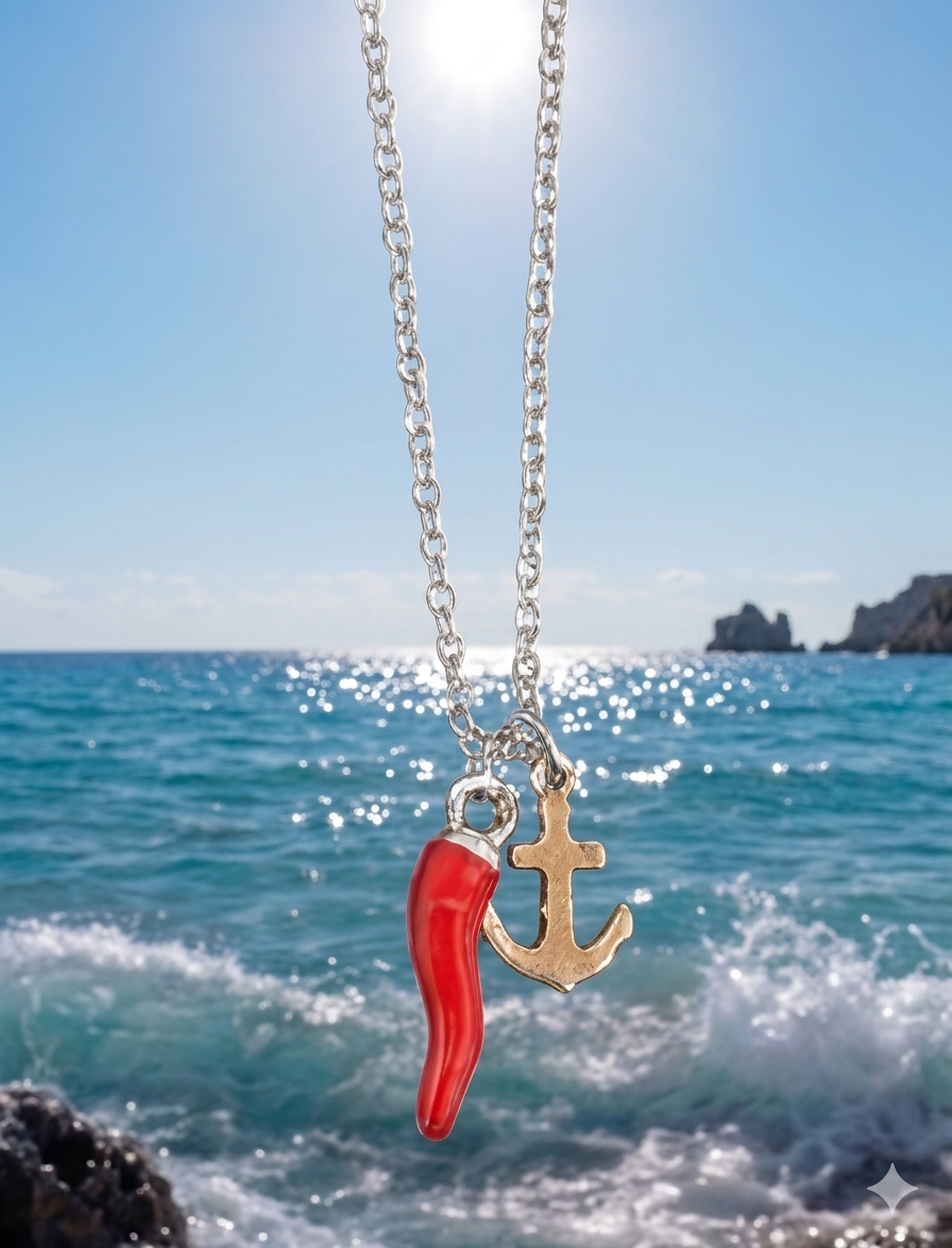 Kuma Gioielli" il cornetto: un antico simbolo di protezione, fortuna e buon auspicio. Portalo con te, sempre.🌶️❤️